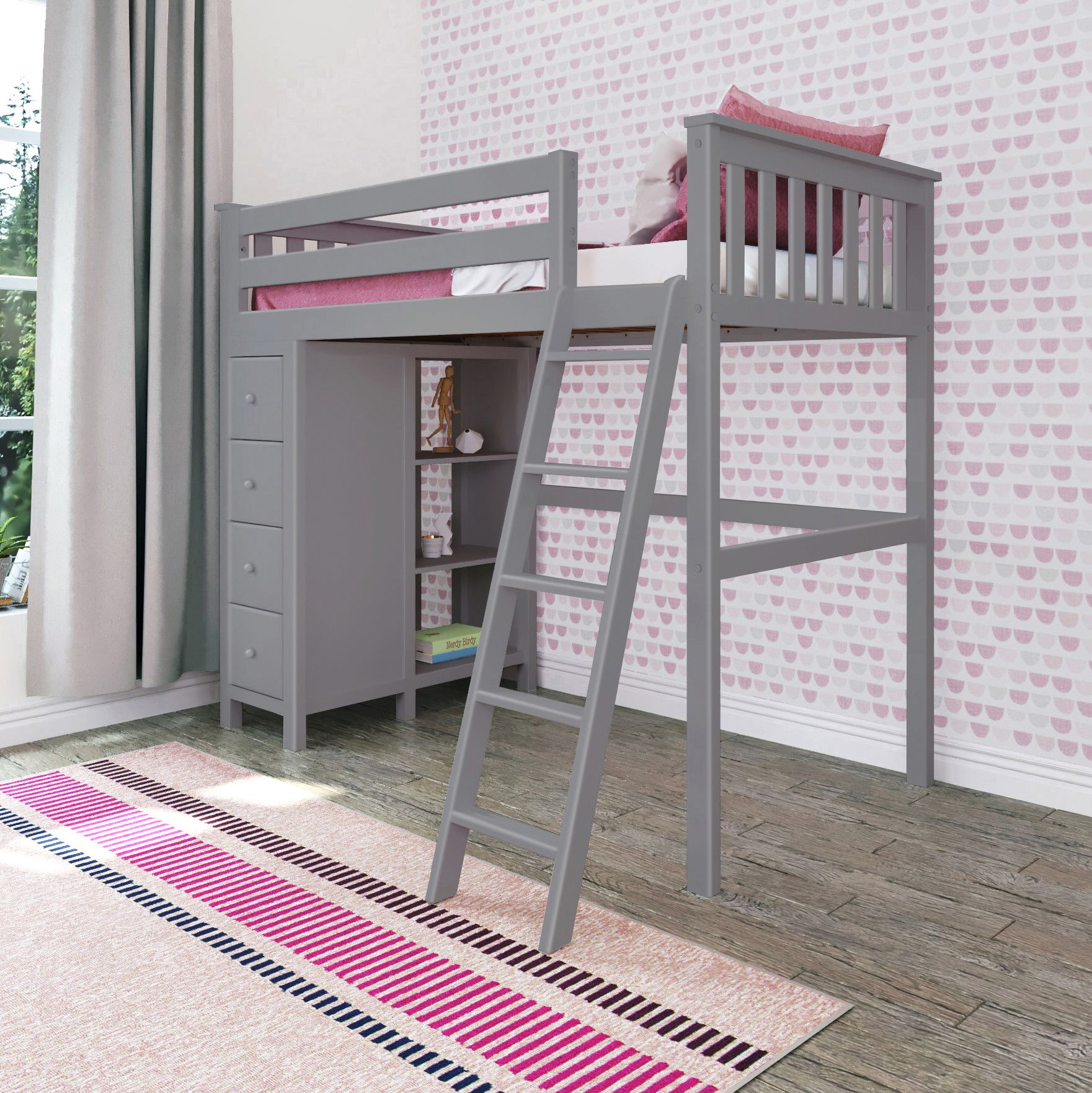 Edinburgh All In One Loft Bed w/Storage
