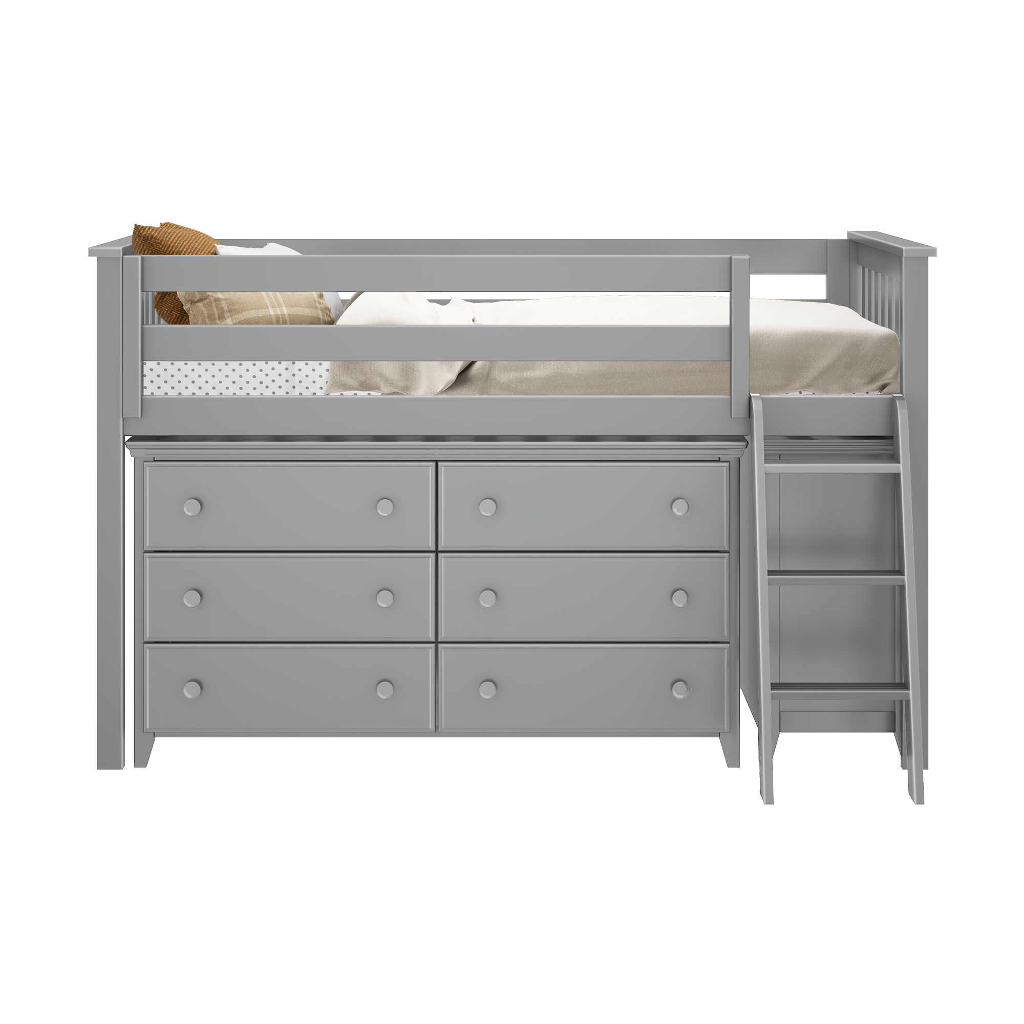 Windsor Youth Twin Loft Bed w/2 Dressers