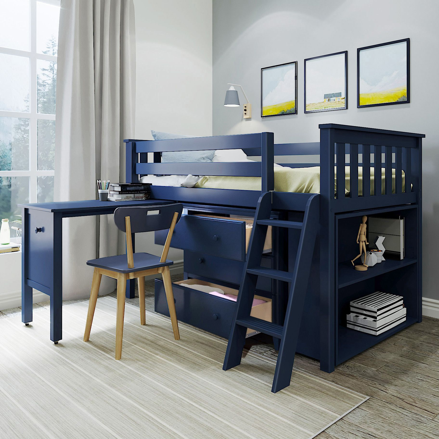 Windsor Youth Twin Complete Loft Bed