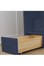 Jackpot Kids Sunderland Casual Twin Over Twin Bunk Bed with Under Bed Storage Drawers