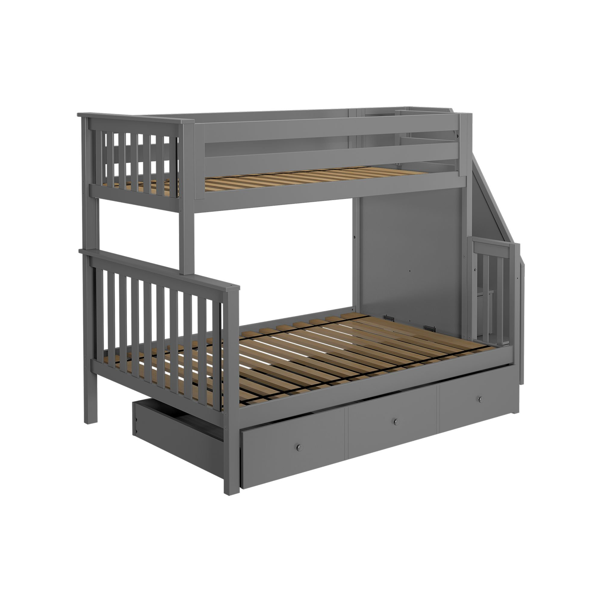 Twin Over Full Bunk Bed with Trundle