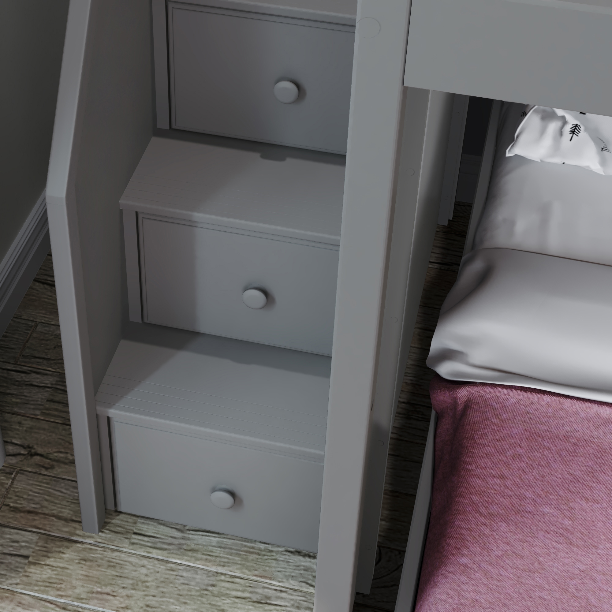 Jackpot Kids Cheltenham Cheltenham1 Full Over Full L-Shaped Bunk