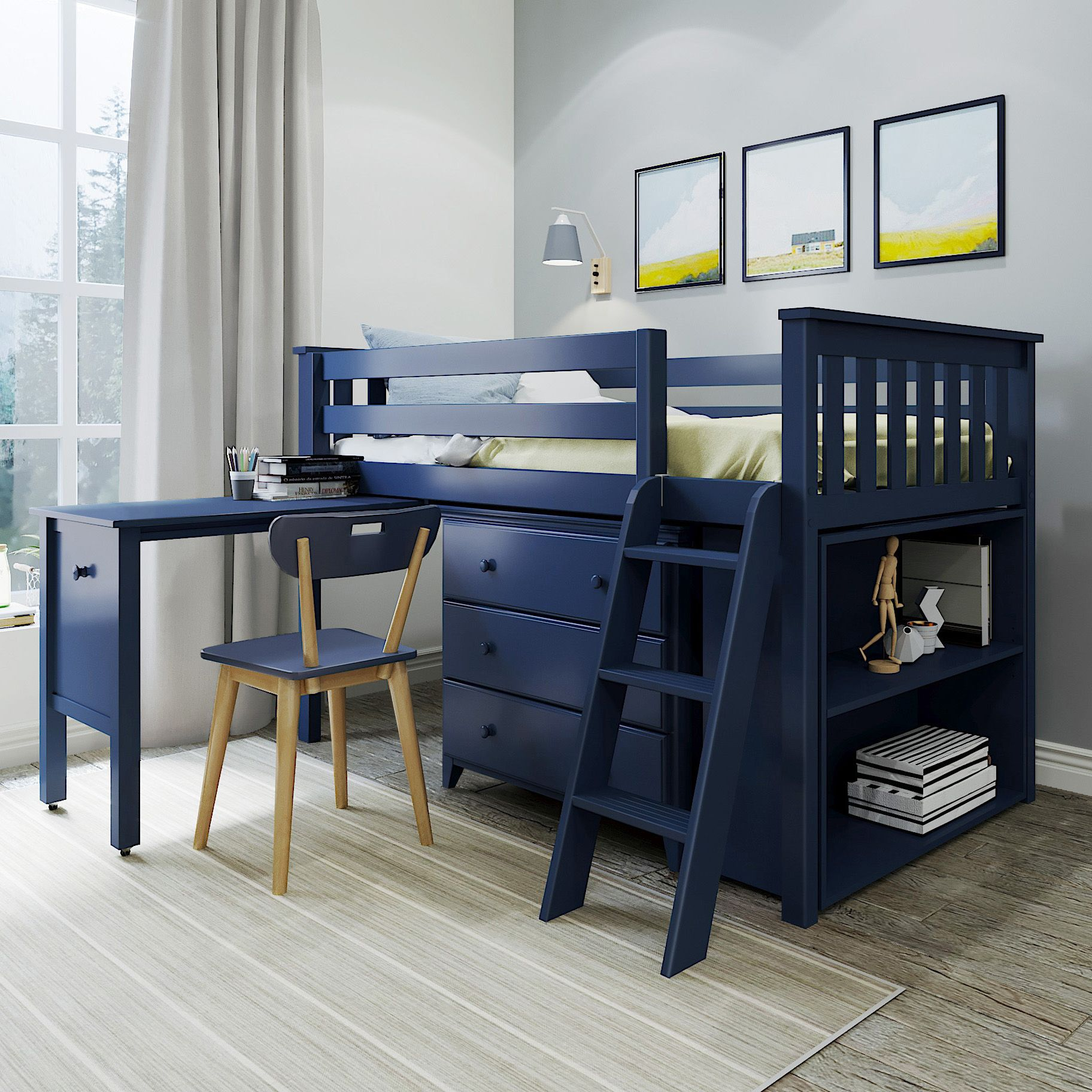 Windsor Youth Twin Complete Loft Bed