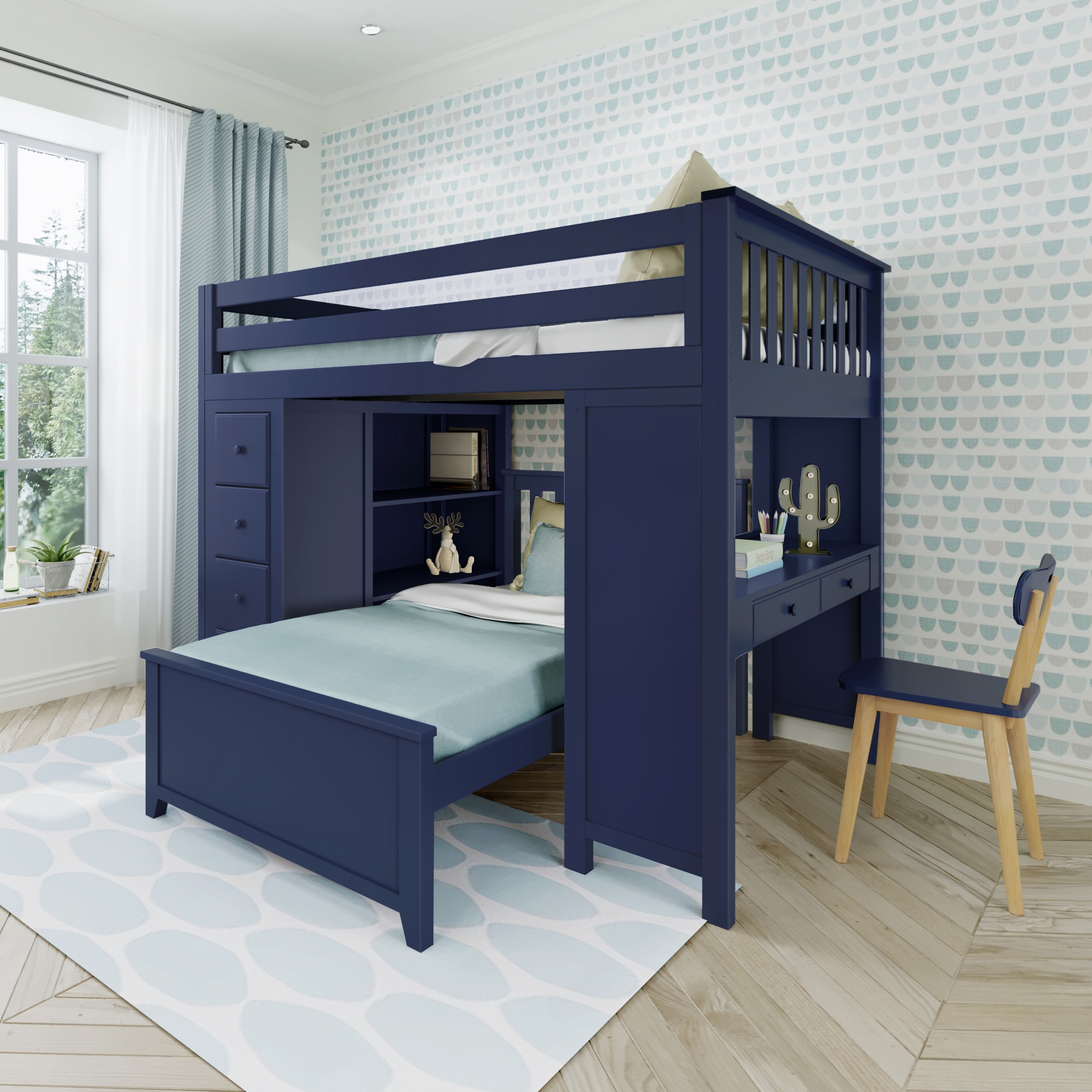 Buxton4 Full Over Twin + Storage