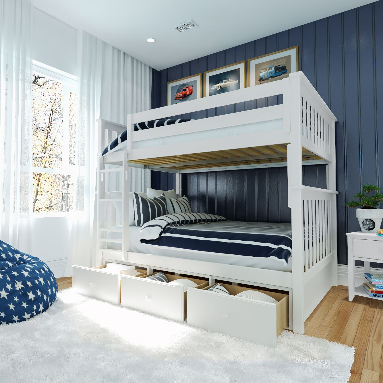 Cambridge Bunk Bed Storage Drawers
