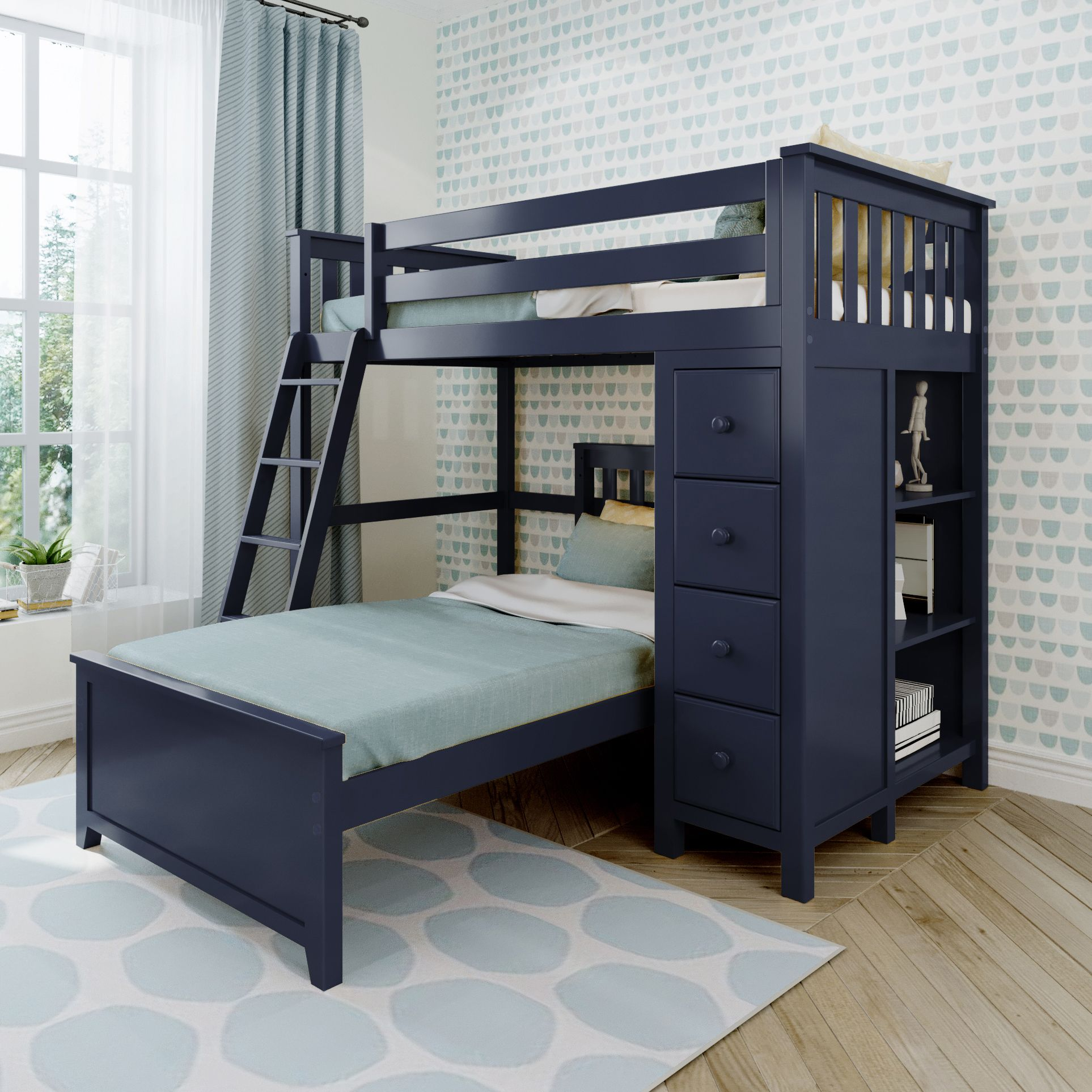 Edinburgh All In One Loft Bed w/Storage