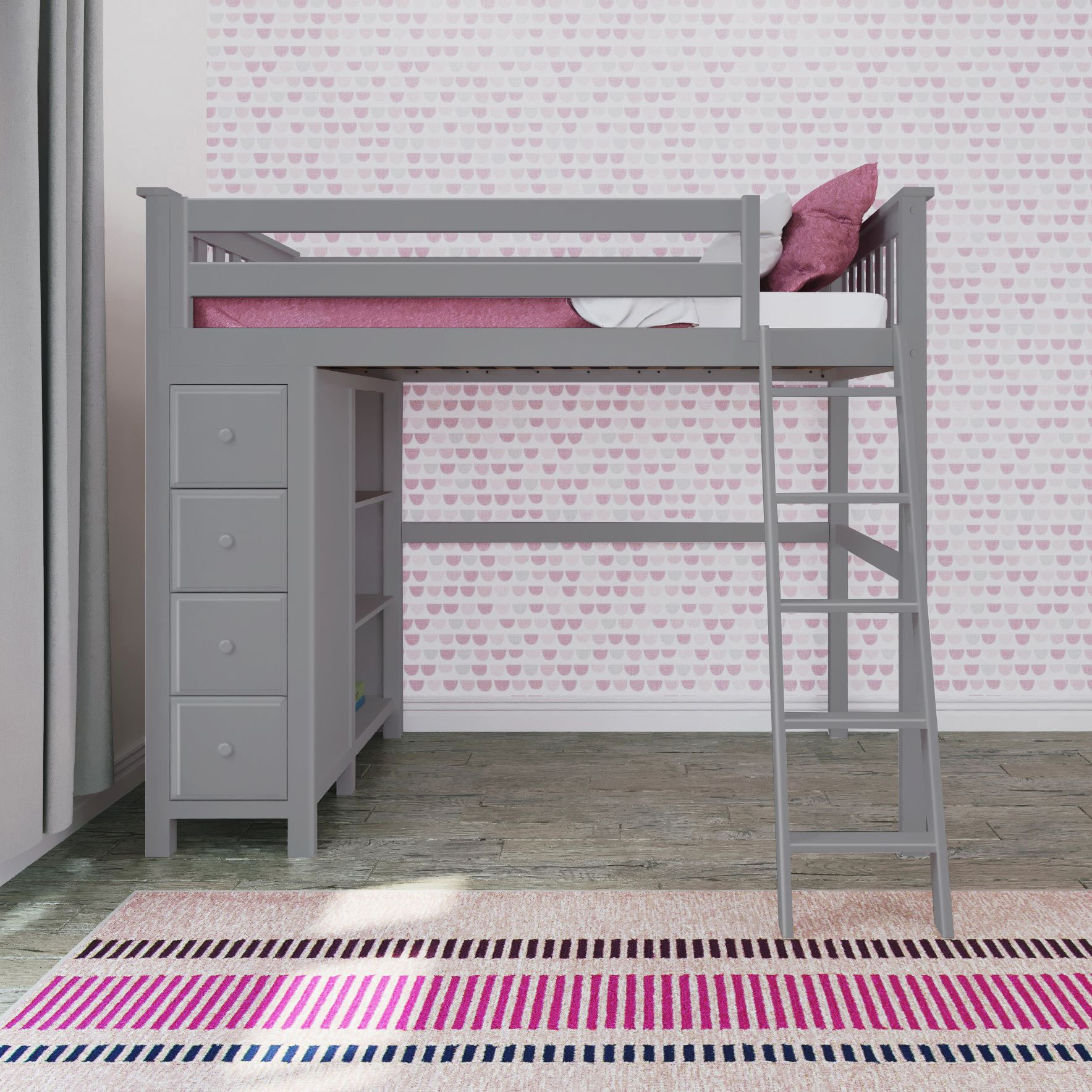 Edinburgh All In One Loft Bed w/Storage