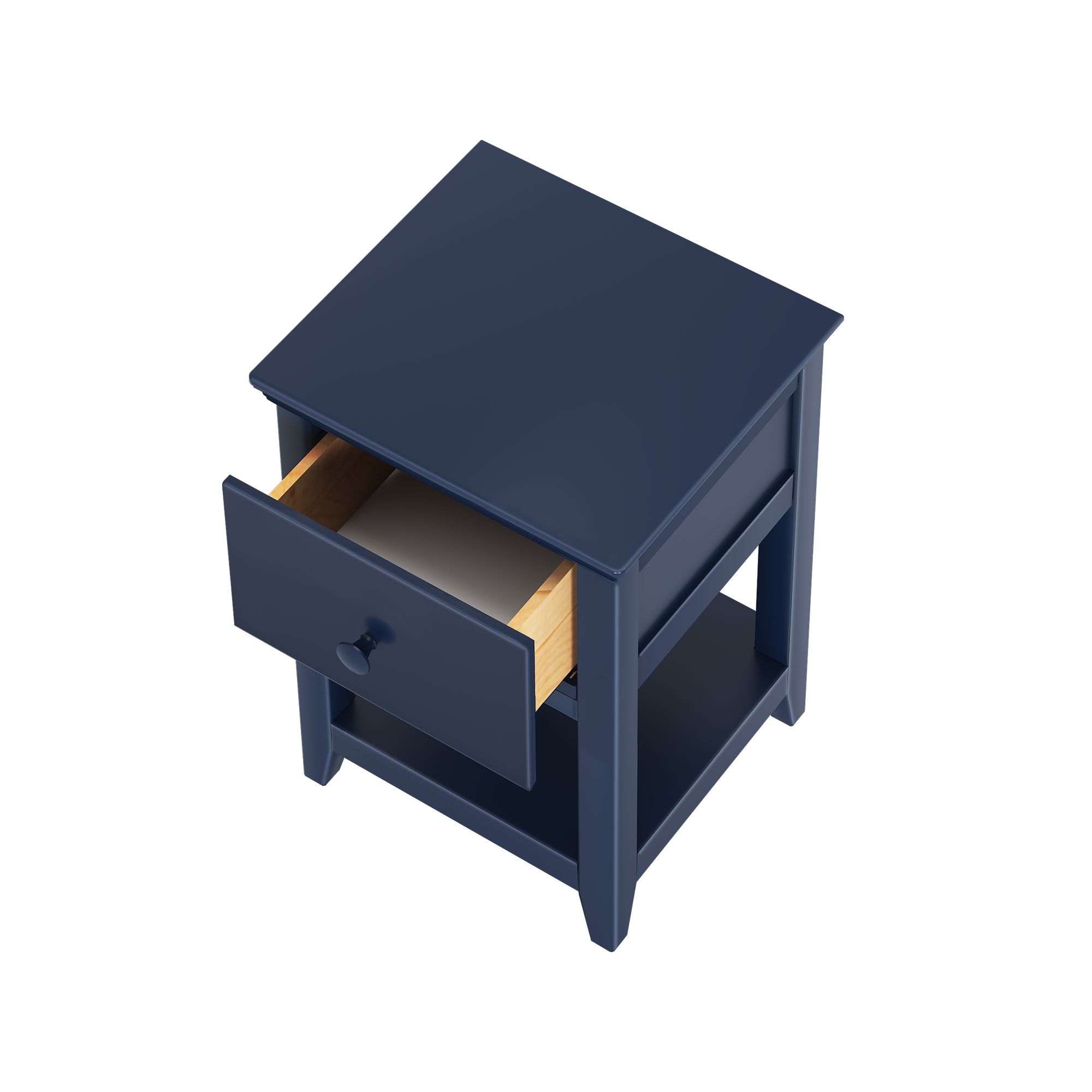 Jackpot Kids Nightstand Youth Single-Drawer Nightstand w/Lower Shelf