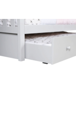 Jackpot Kids Sunderland Casual Twin Over Twin Bunk Bed with Trundle and Storage Staircase