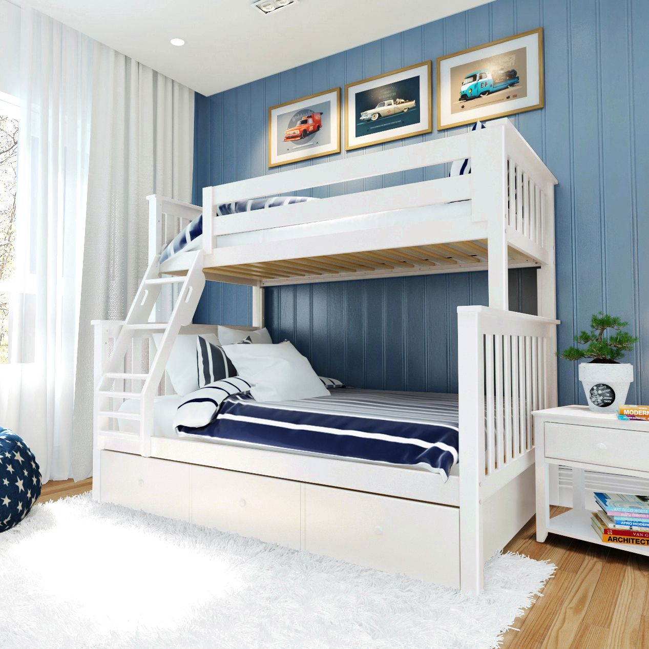 Kent Bunk Bed With Trundle
