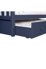 Jackpot Kids Sunderland Casual Twin Over Twin Bunk Bed with Trundle and Storage Staircase