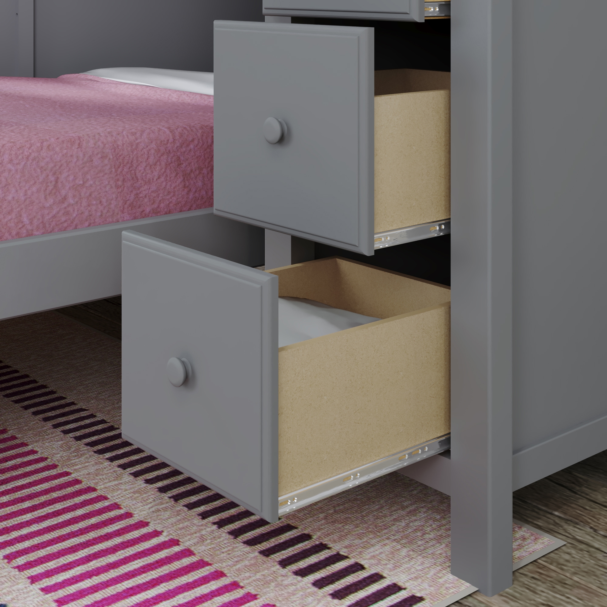 Jackpot Kids Cheltenham Cheltenham1 Full Over Full L-Shaped Bunk