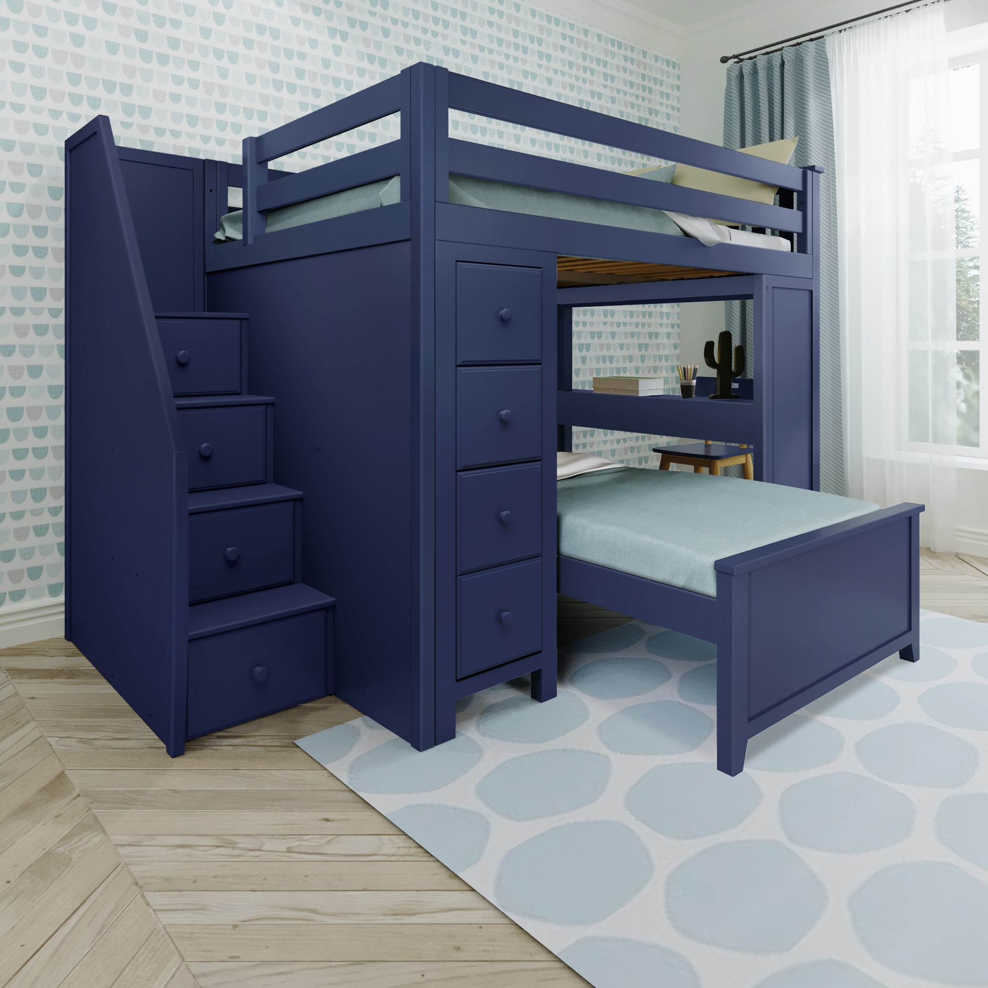 Buxton4 Full Over Twin + Storage