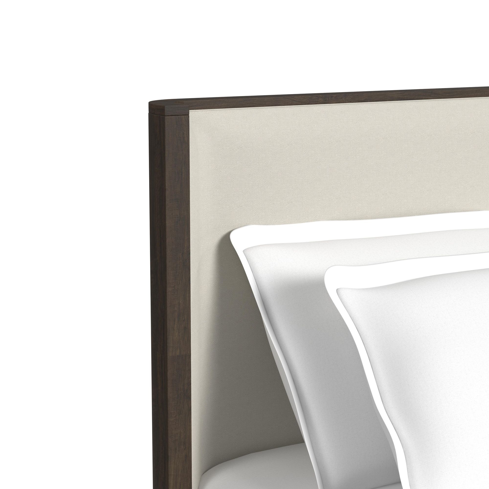 Elements International Sylvie Upholstered King Bed