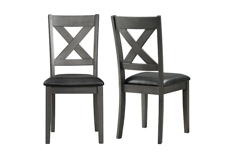 Alex Side Chair Set by Elements International at Lynn's Furniture & Mattress