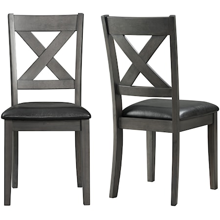 Transitional Side Chair Set