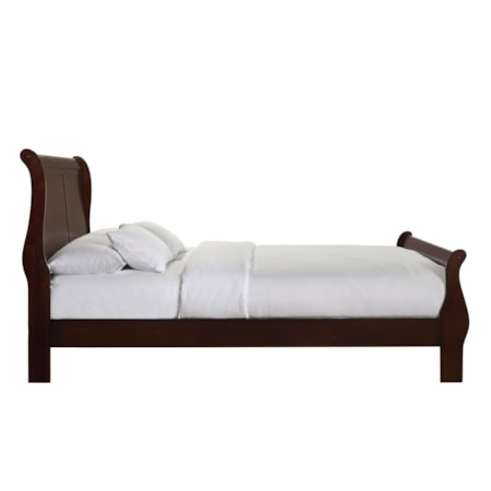 Louis Phillippe Full Panel Bed in Cherry