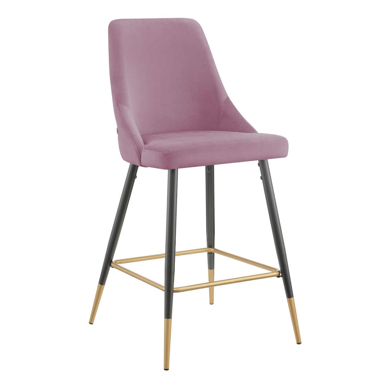 Elements International Ben Barstool Upholstered Bar Stool