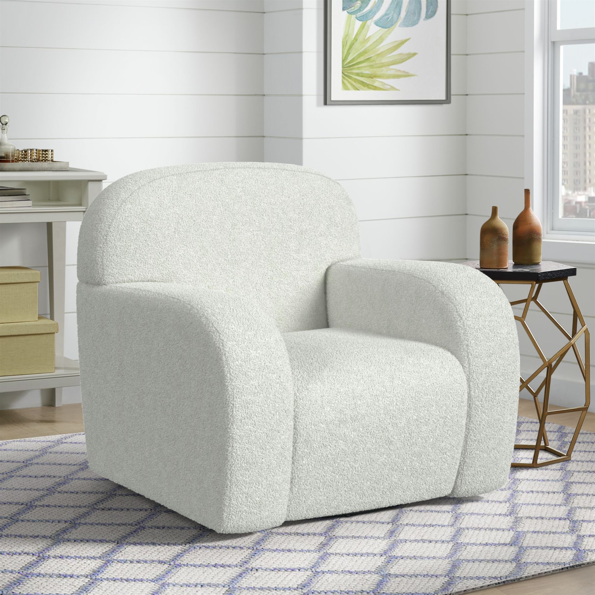 Upholstered Swivel Chair