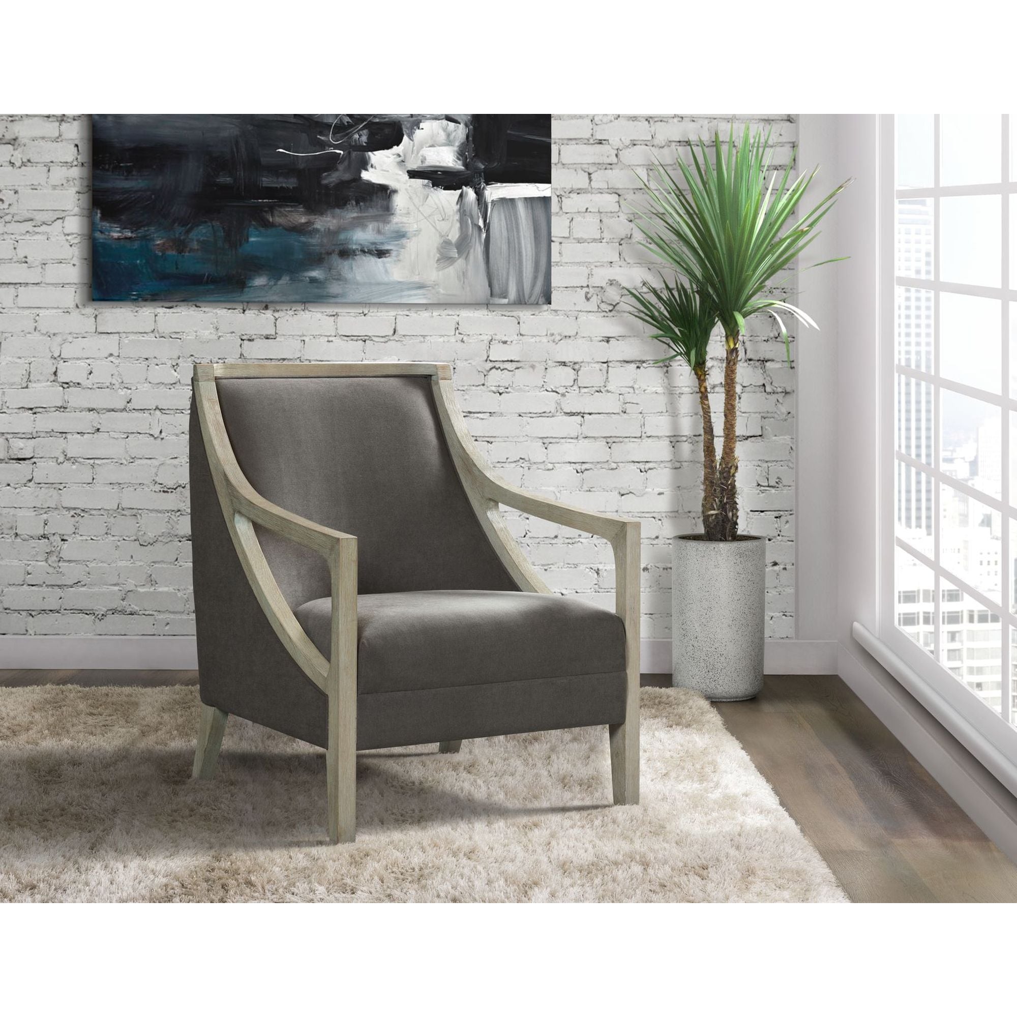 Elements International HOPKINS Accent Chair