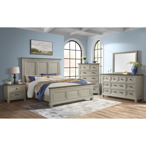Farmhouse 3-Piece Queen Panel Bedroom Set