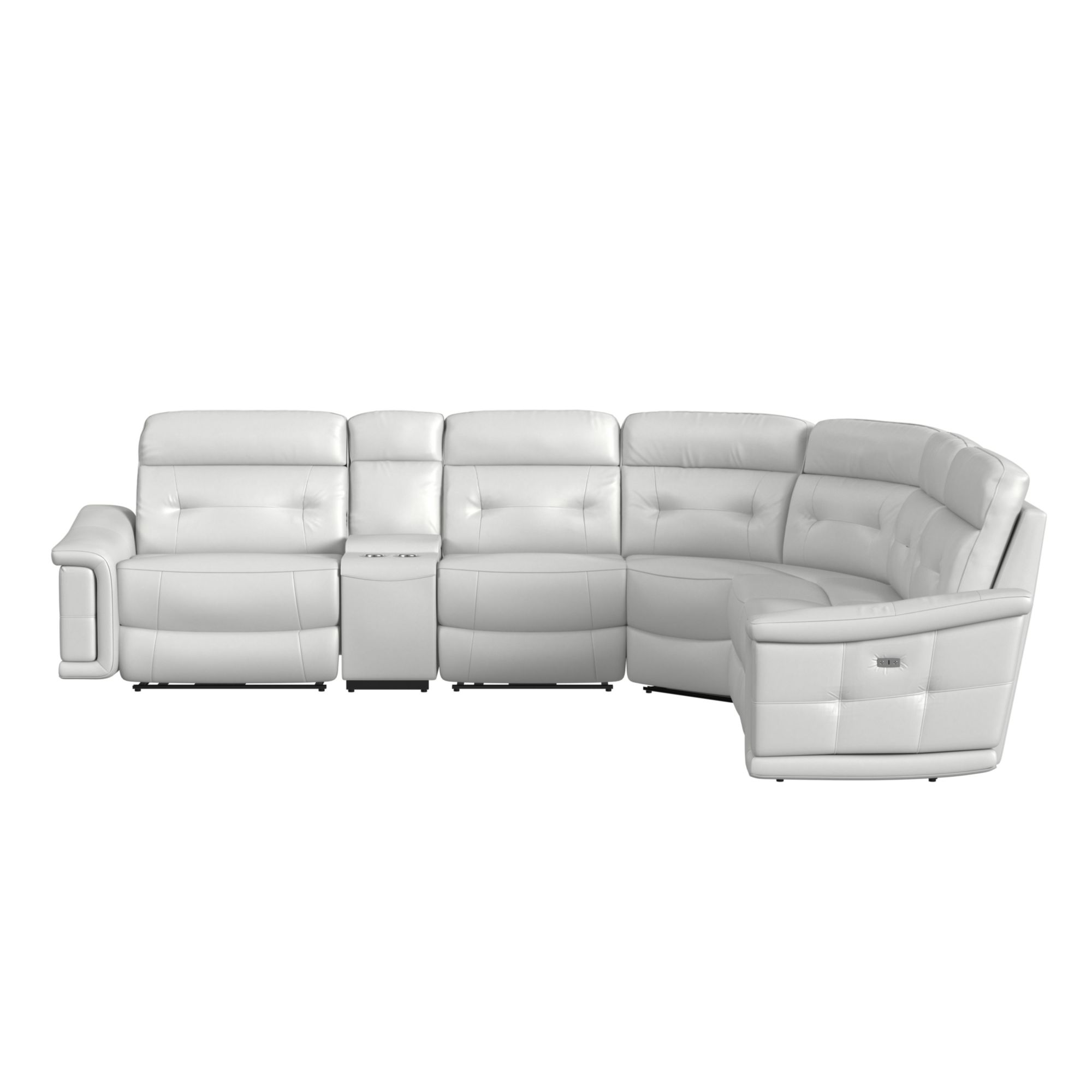 Elements International Summit Sectional Rhf Power Motion Recliner