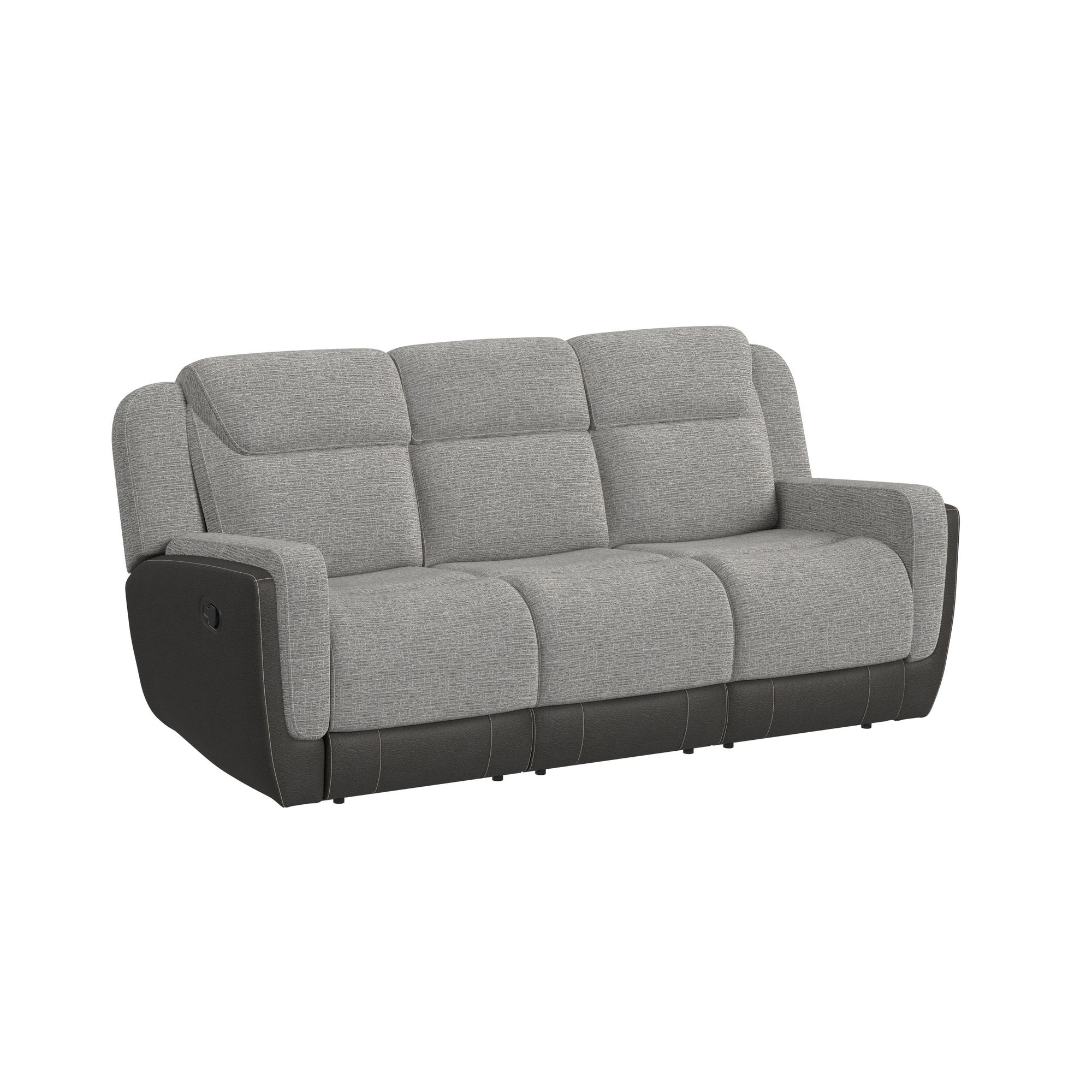 Elements International hornet Hornet Motion Sofa In Rancho Grey
