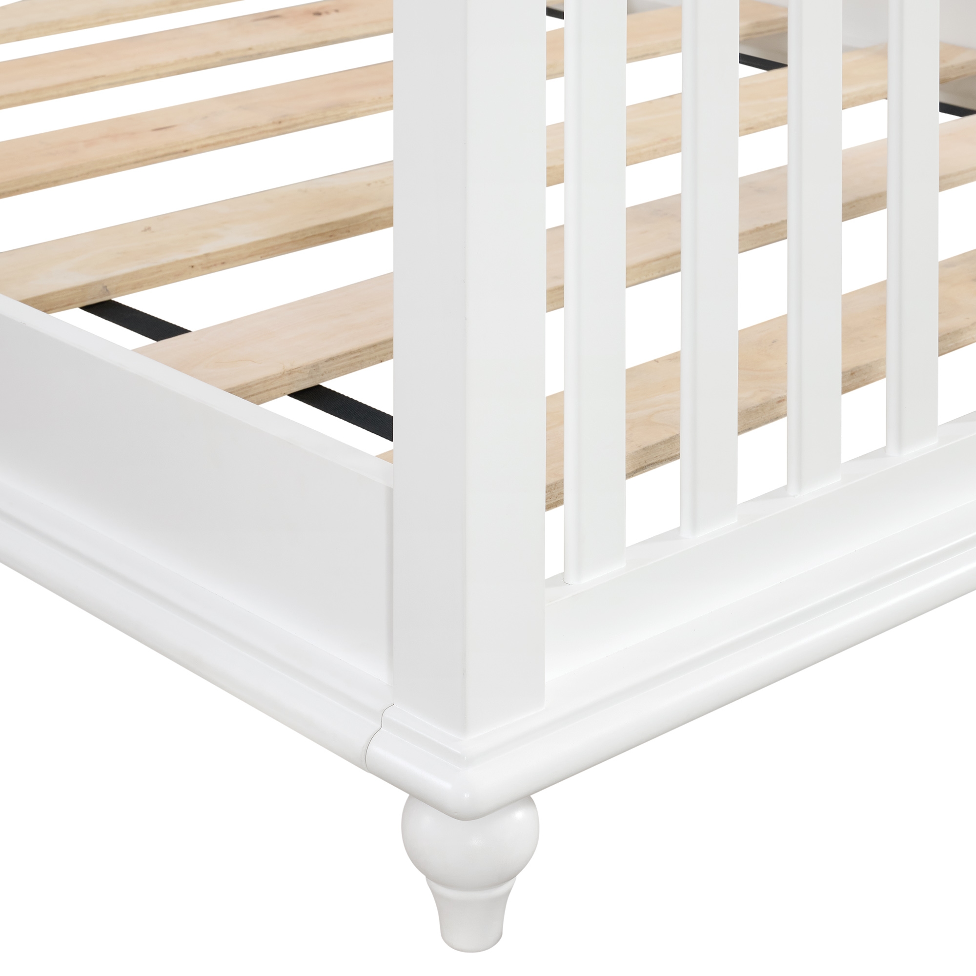 Crib Conversion Kit In White