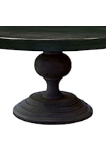 Elements International Britton Rustic Round Dining Table