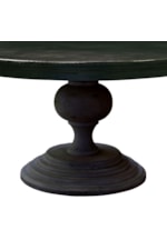 Elements International Britton Rustic Round Dining Table