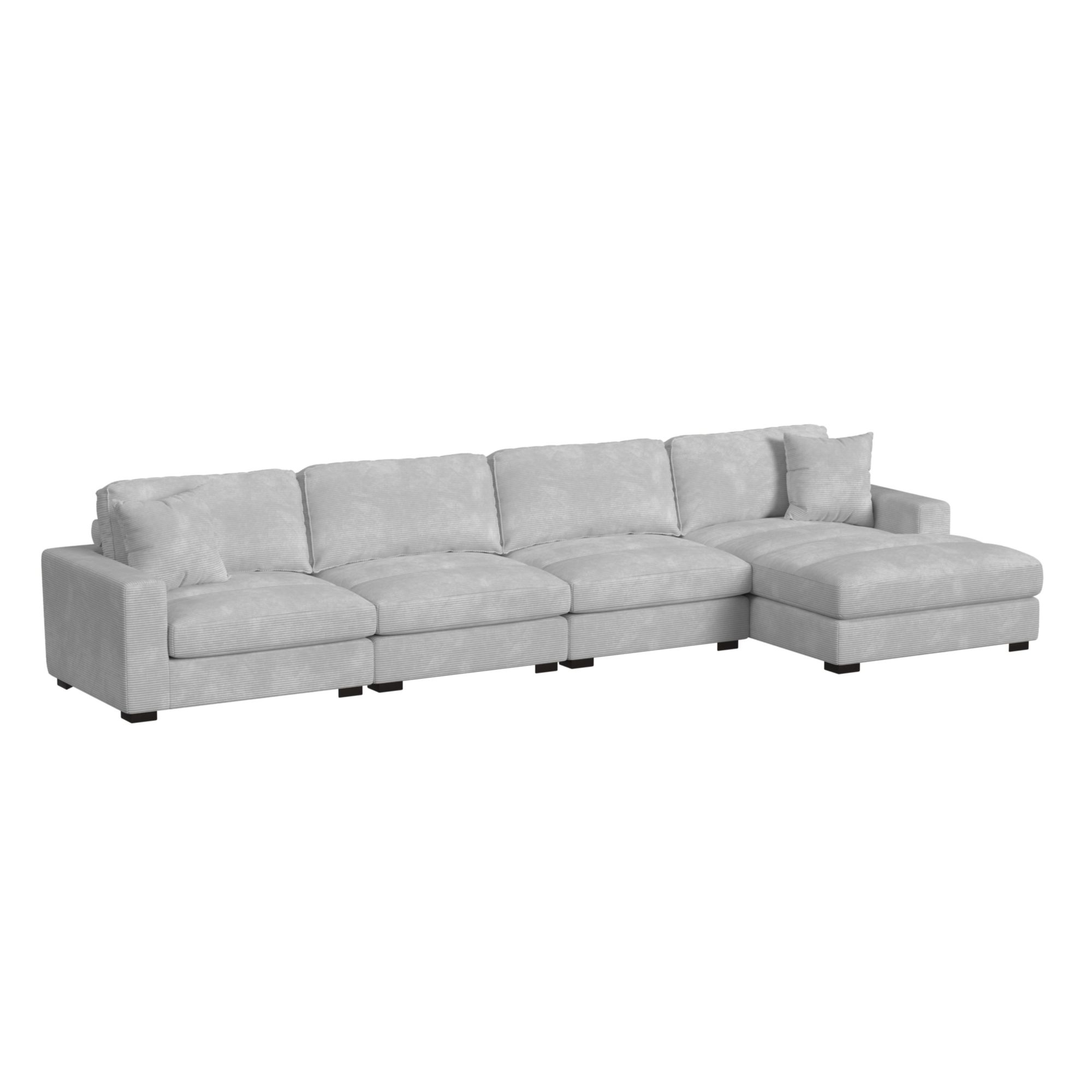 Modular 4-Piece RHF Sectional