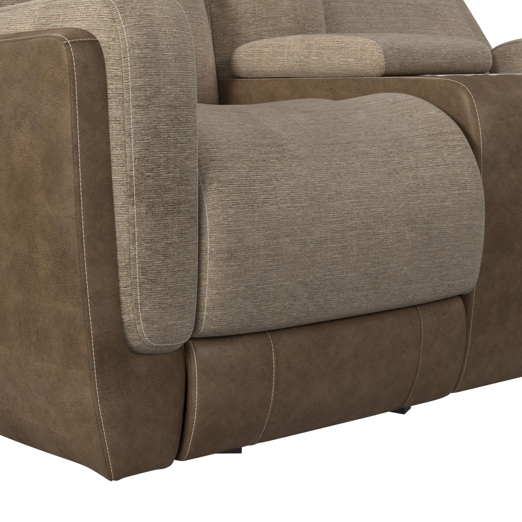 Elements International hornet Motion Glider Loveseat
