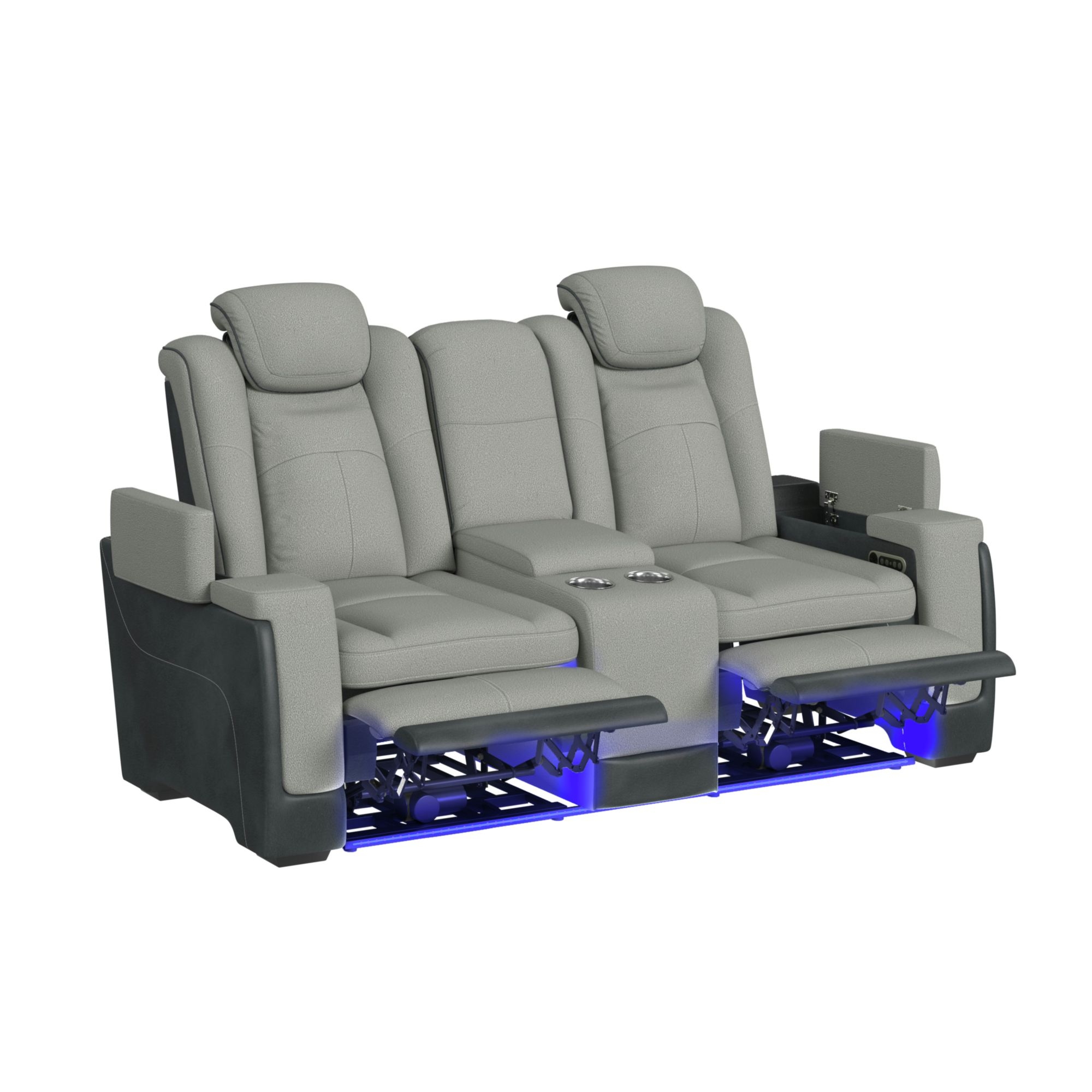 Elements International Lantana Power Reclining Loveseat