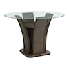 Elements International Dapper Round Counter Height Dining Table