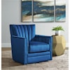 Elements Loden Upholstered Swivel Accent Chair