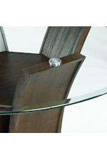 Elements Dapper Transitional Round Dining Table