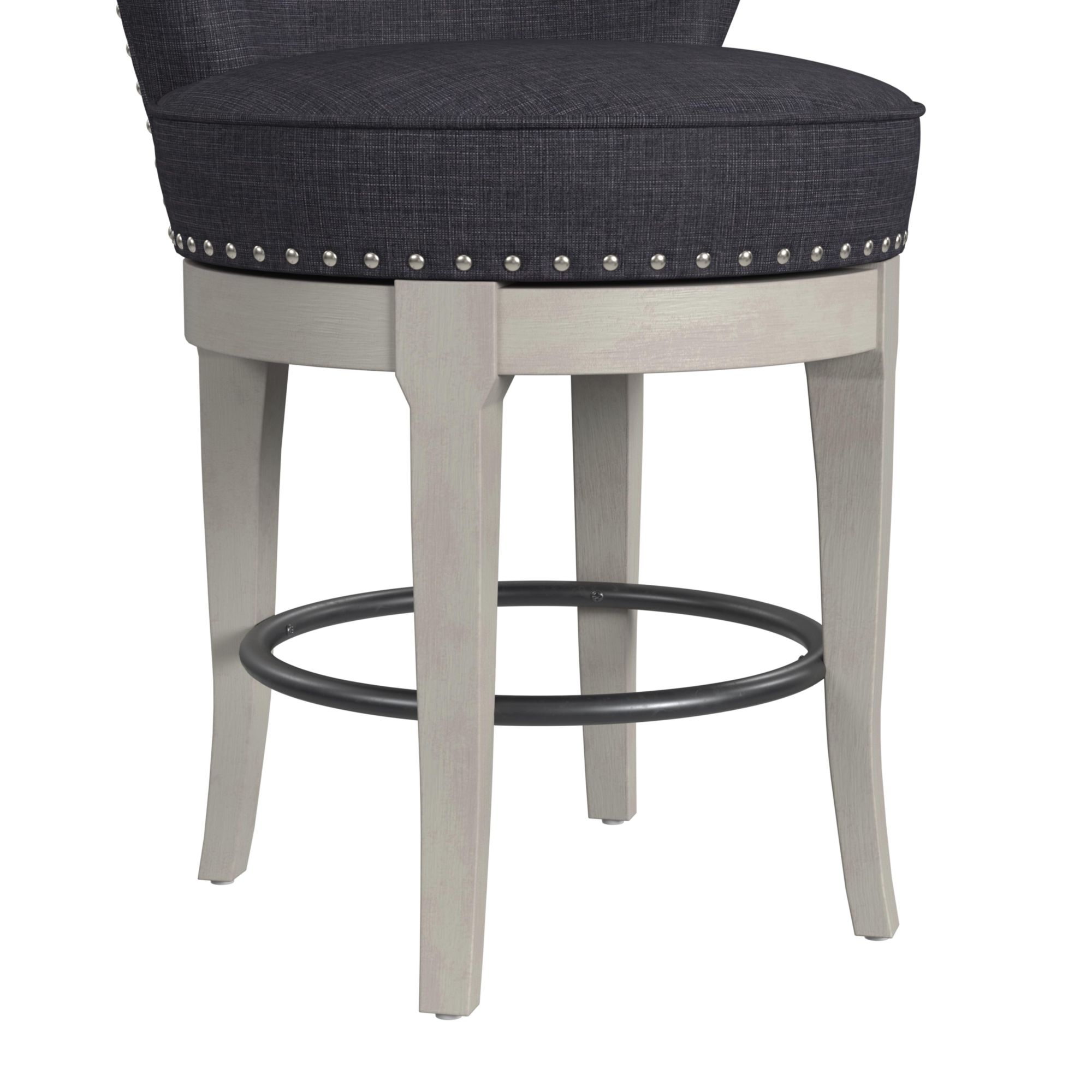 Upholstered Swivel Counter Stool