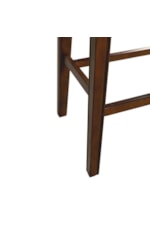 Elements Fiesta Rustic Bar Stool with Nailhead Trim