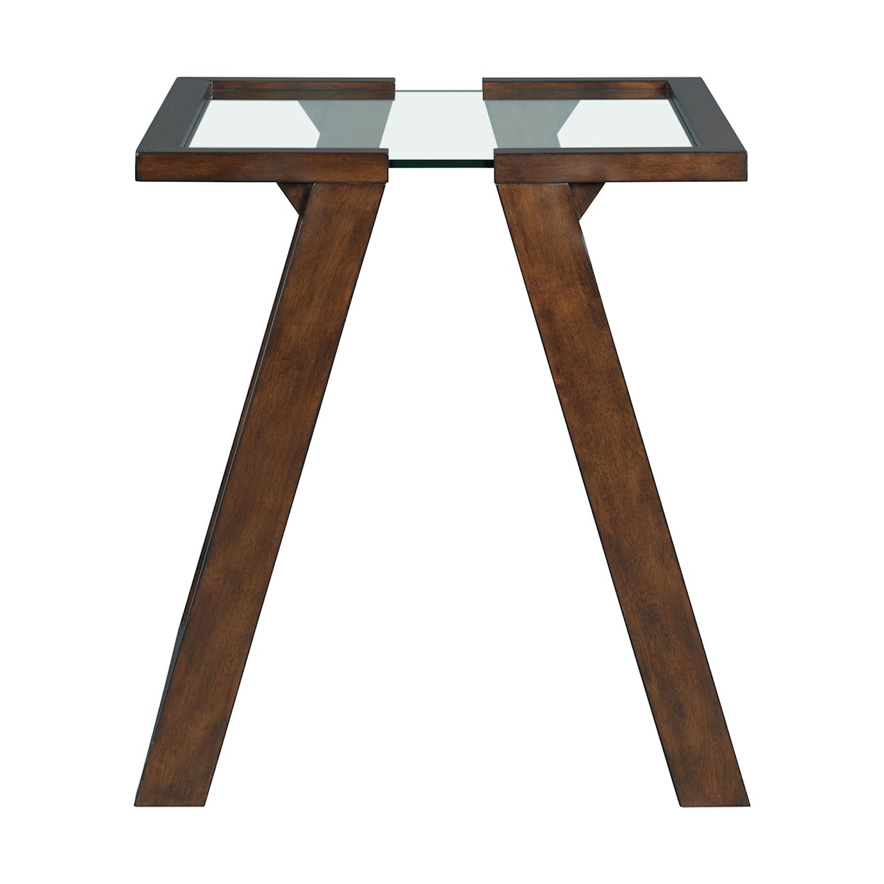 Elements International Kieran Rectangular End Table in Dark Espresso