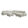 Elements International Arizona LHF Chaise with One 20" Pillow