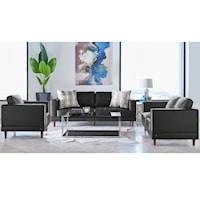 Transitional 3-Piece Living Room Set