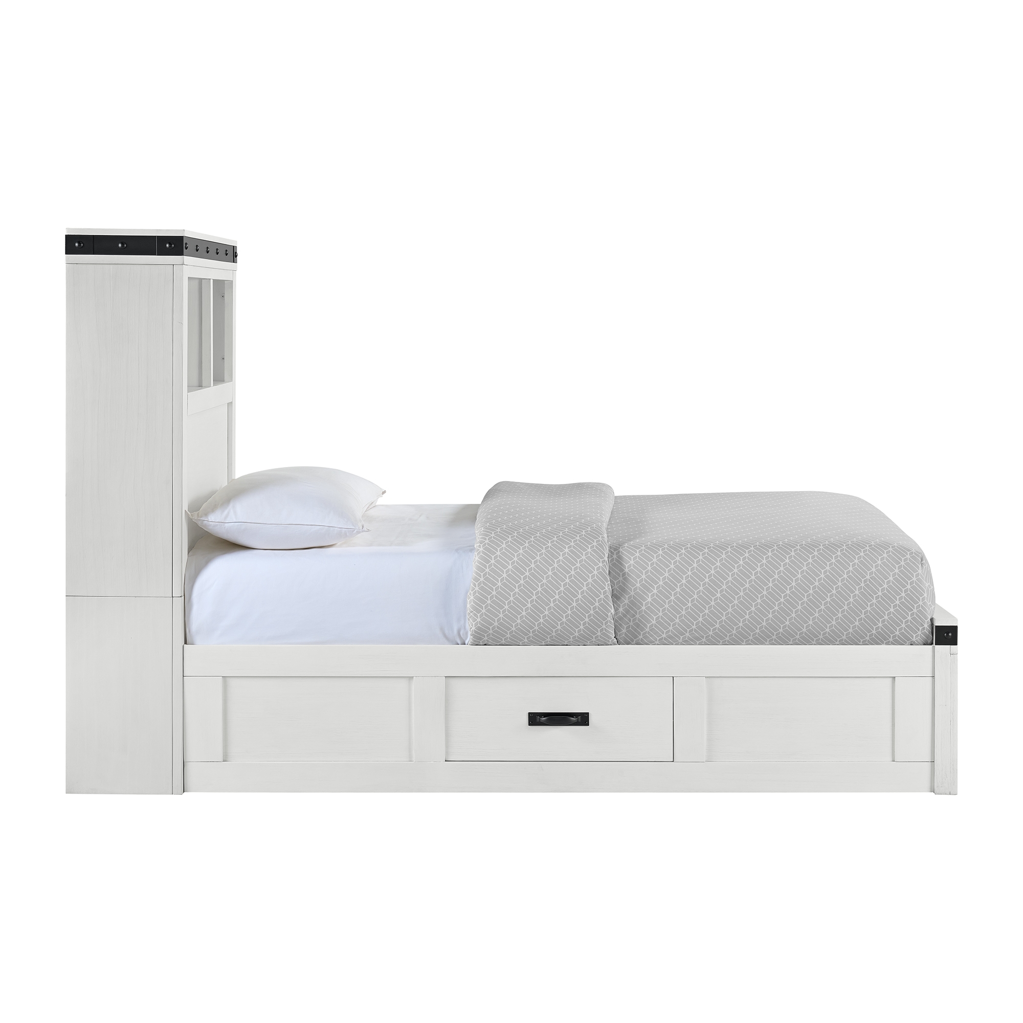 Elements International Wade Twin Platform Storage Bed