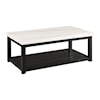 Elements International Marky MARKY RECTANGLE COFFEE TABLE | W/ CASTER