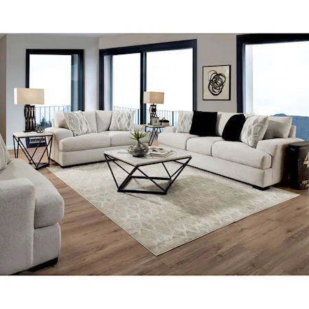 Transitional 3-Piece Living Room Set