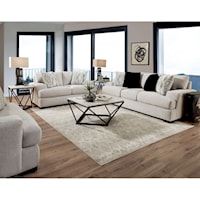 Transitional 2-Piece Sofa and Chair Set
