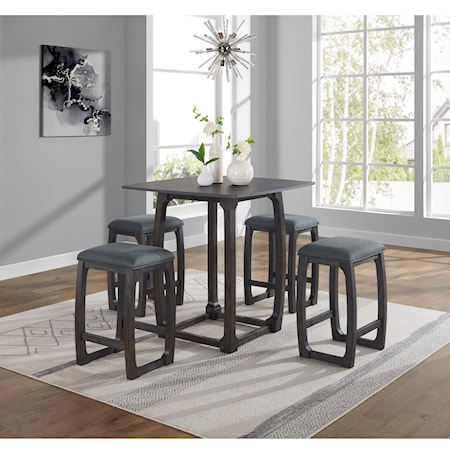 Contemporary 5-Piece Dining Set