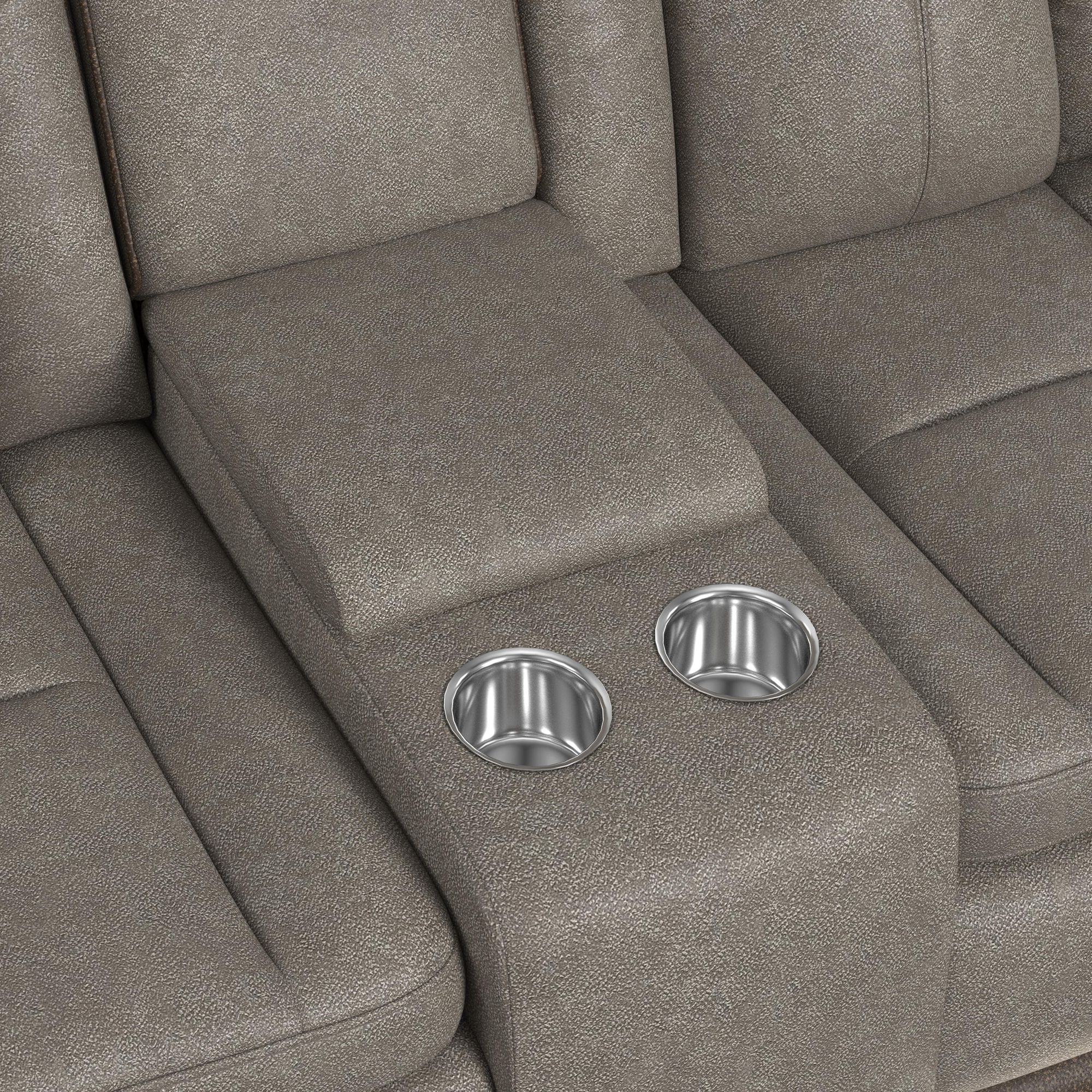 Elements International Lantana 3-Piece Reclining Living Room Set