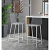 Elements International Zeus Acrylic Barstool Set