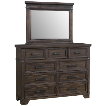 Dresser and Mirror