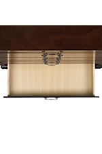 Elements International Louis Philippe Transitional 6-Drawer Dresser and Mirror Set